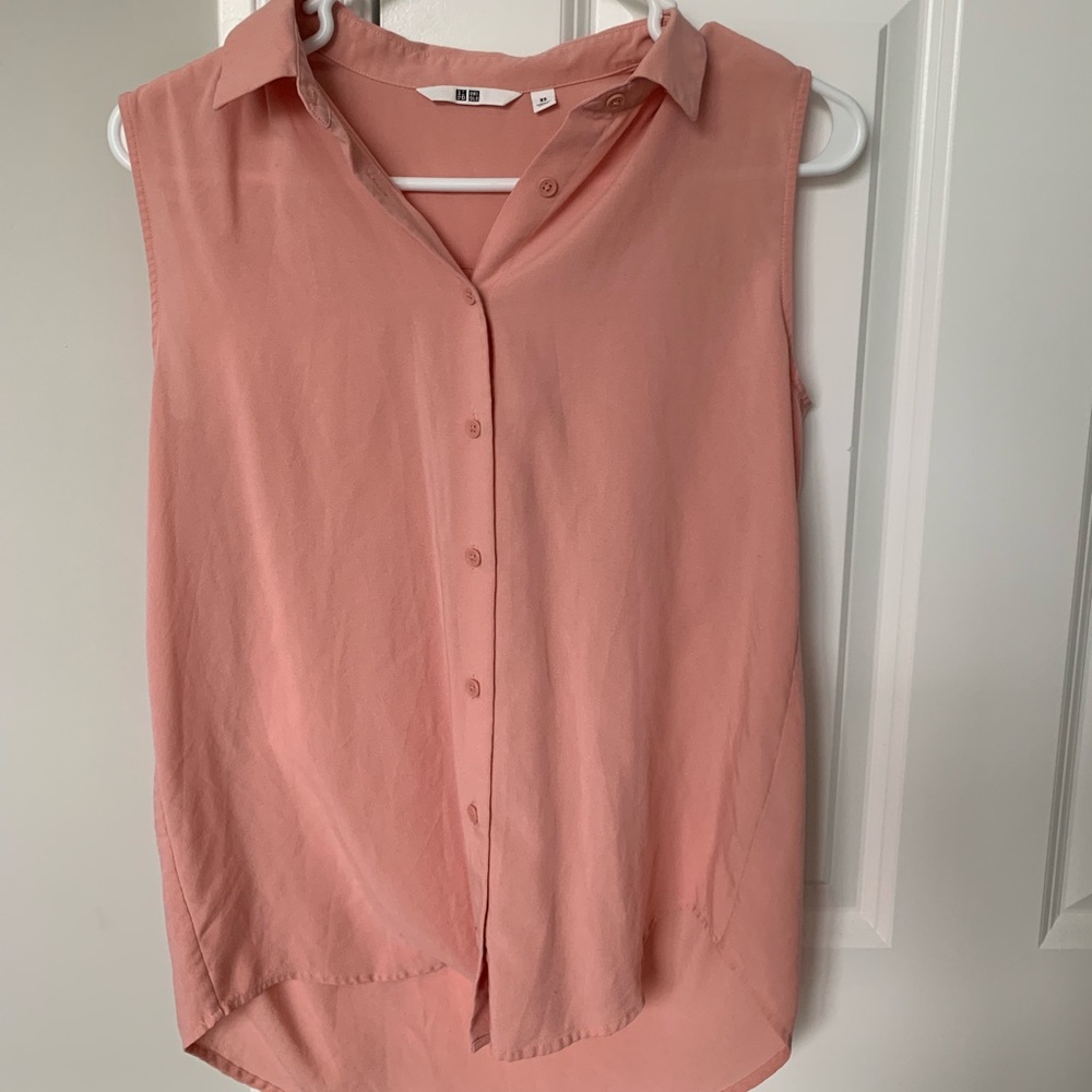 Pink UNIQO tank top blouse